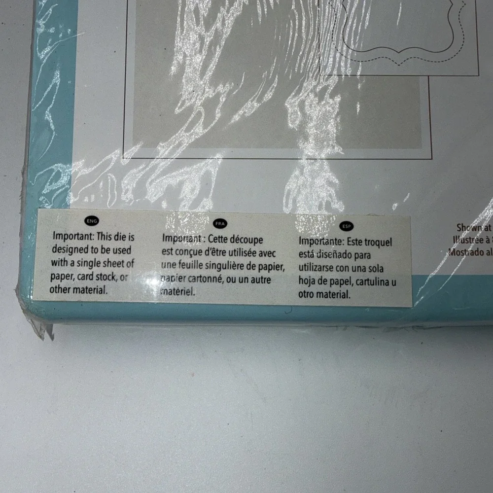 Stampin Up Big‎ Shot Movers & Shapers Curly Label New